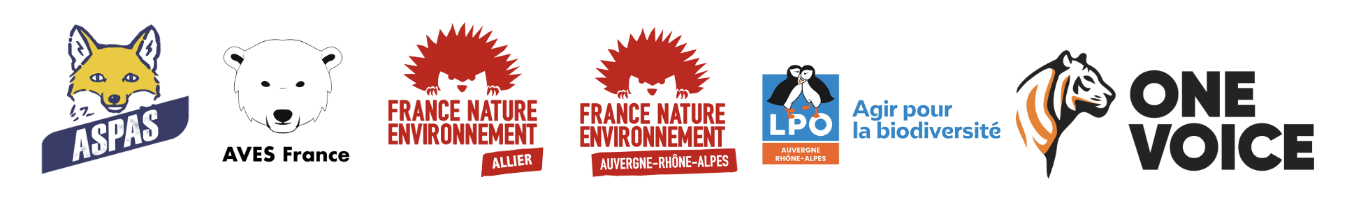 Logo partenaires blaireaux Allier